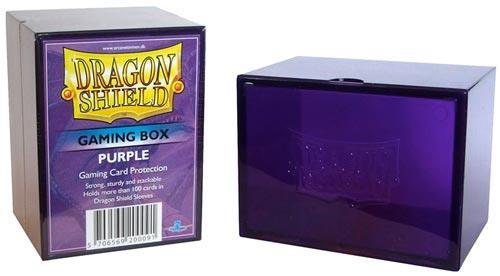 DRAGON SHIELD Gaming Box Scatola porta carte a incastro capienza 100 carte imbustate Purple - 2