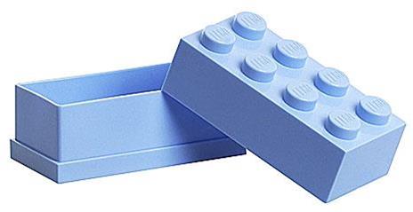 Contenitore LEGO Mini Box 8 Azzurro - 2