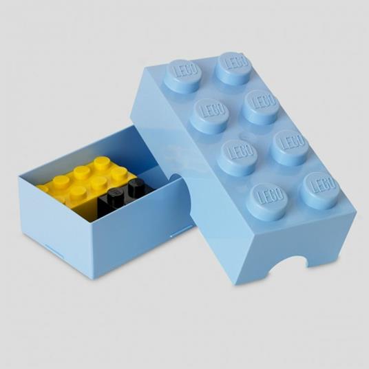 Contenitore LEGO Mini Box 8 Azzurro - 3