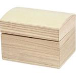 Scrigno in Legno da Decorare cm 8x6x4,5