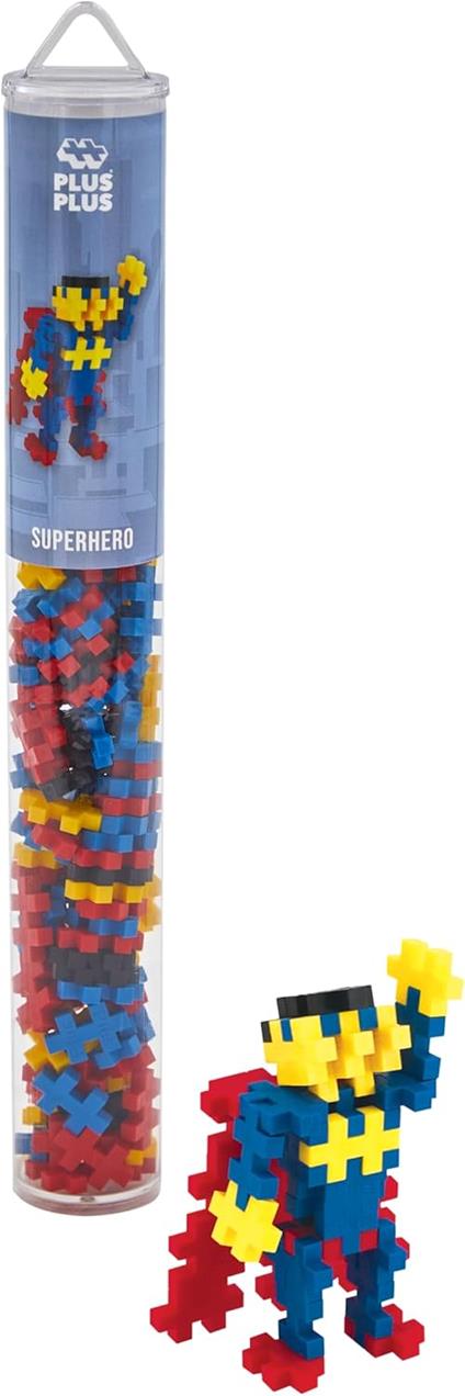 Plus Plus Tubo Mini 100 Pz. Mix Super Hero