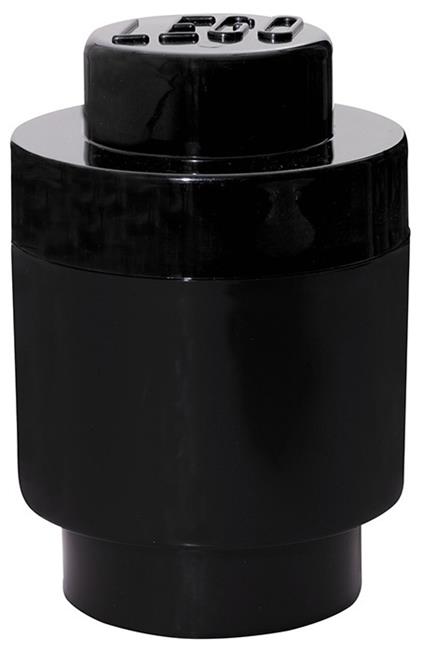 Contenitore LEGO Brick 1 Tondo Nero