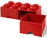 Contenitore LEGO Brick 8 Cassetto Rosso