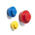 LEGO (4016). Appendiabiti da parete tre misure multicolore