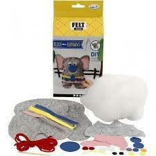 Crea il tuo feltro. Elefante