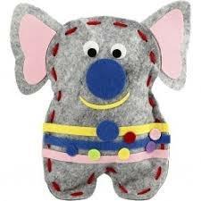 Crea il tuo feltro. Elefante - 3