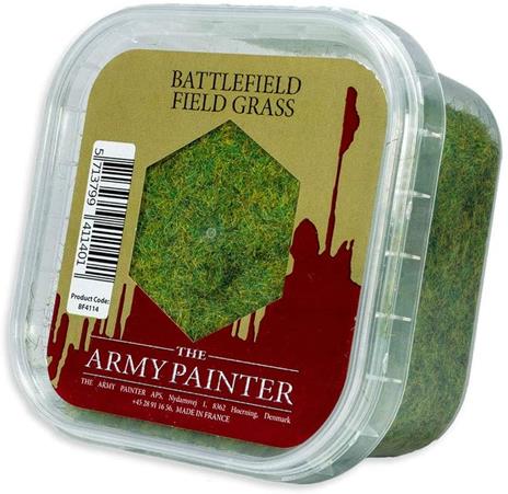 The Army Painter | Battlefield Field Grass | Materiale per Basette | Erba Alta e Selvatica per Modelli in Miniatura | Aspetto Realistico