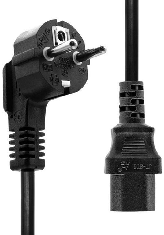 Cavo Di Alimentazione InLine 16650C – 0,5 M, Spina Tipo J A Presa C13, 250V 10A, Nero, Per Dispositivi Elettronici