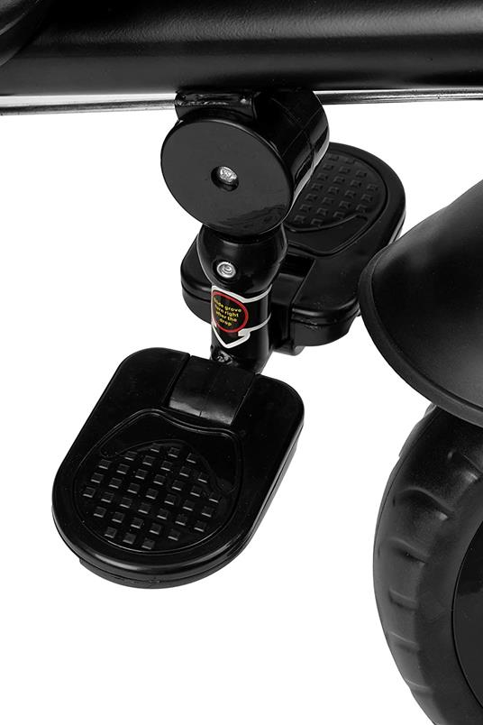 MOMI IRIS 5-in-1 triciclo per bambini con funzione di passeggino, per bambini da 9 mesi a 5 anni, telaio stabile, sedile a 360° con cintura di sicurezza a 5 punti, cappottina parasole, ruote in PU - 6