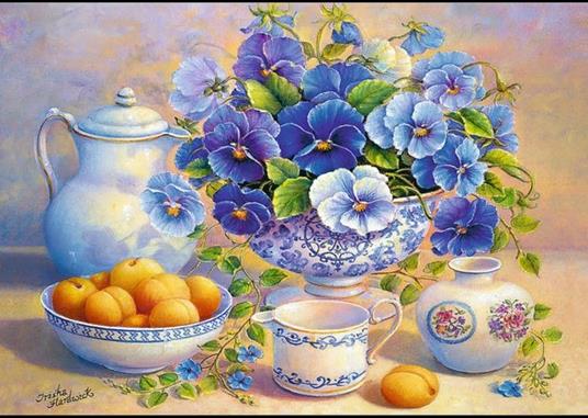 Puzzle da 1000 Pezzi - Bouquet Blu - 2