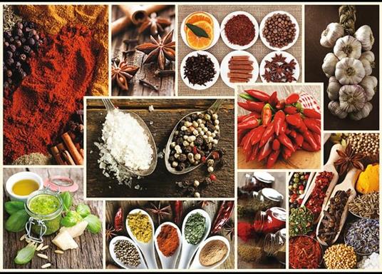 Puzzle da 1000 Pezzi. Spices Collage - 2
