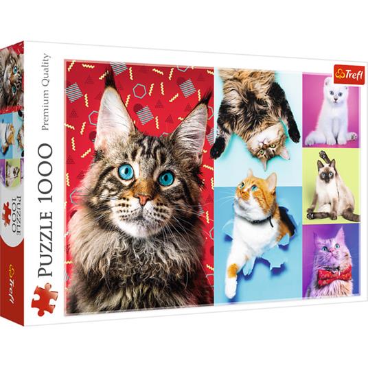 Puzzle da 1000 Pezzi - Happy cats