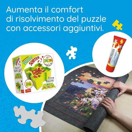 Puzzle da 600 Pezzi - Crazy Shapes: Faccia a Faccia con una Tigre - 5