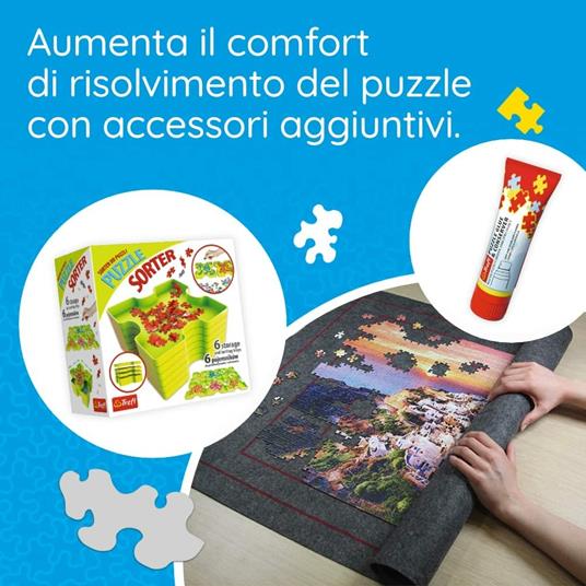 Puzzle da 600 Pezzi - Crazy Shapes: Faccia a Faccia con una Tigre - 5