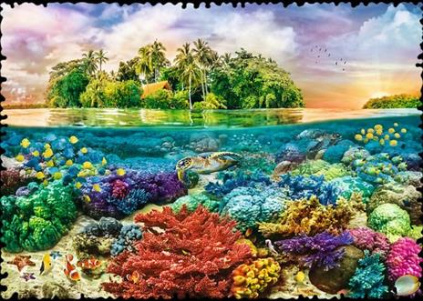 Puzzle da 600 Pezzi - Crazy Shapes: Tropical island - 3