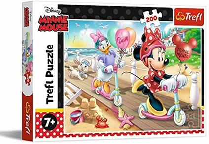 Puzzle Da 200 Pezzi Minnie Sulla Spiaggia