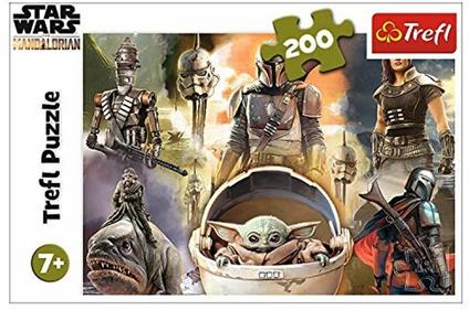 Puzzle Da 200 Pezzi Star Wars The Mandalorian Pronti Allo Scontro