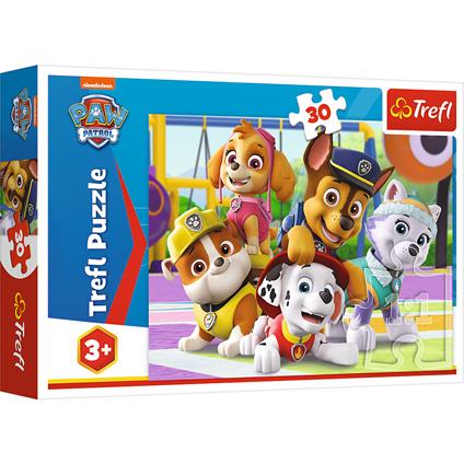 Puzzles - "30" - Paw Patrol always on time / Vaicom PAW Patrol