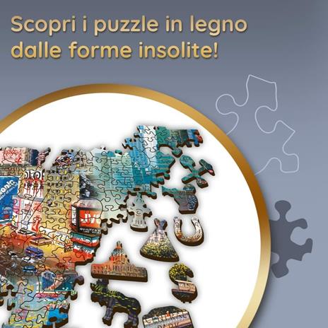 Puzzle da 1000 Pezzi Woodcraft - New York: Collage - 5