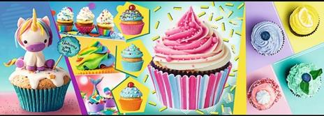 Puzzle da 1000 Pezzi Panorama. Colorful cupcakes - 3