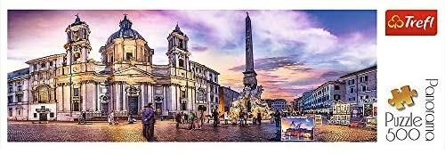 Puzzle da 500 Pezzi Panorama - Piazza Navona, Roma - 3