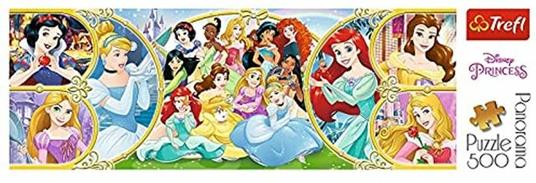 Puzzle Da 500 Pezzi Panorama Principesse Disney Ritorno Al Mondo Delle Principesse