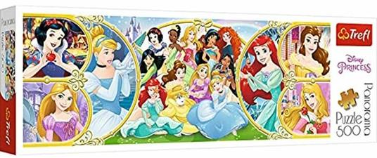 Puzzle Da 500 Pezzi Panorama Principesse Disney Ritorno Al Mondo Delle Principesse - 3