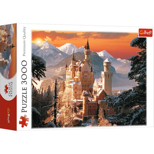 Puzzle da 3000 Pezzi - Wintry Neuschwanstein Castle, Germany