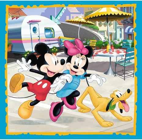 trefl Disney Puzzle 3 in 1 modello Minnie&Mickey Mouse 20 36 50 pezzi, 34846, multicolore - 4
