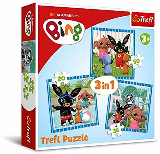 3 Puzzle In 1 Bing Divertimento Con Gli Amici