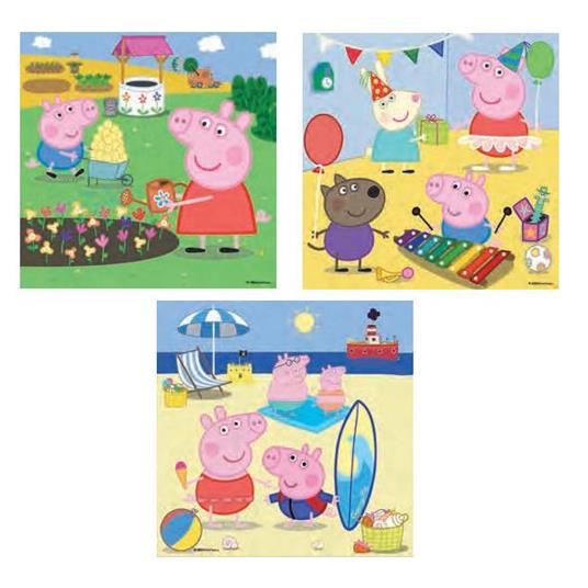 3 Puzzle in 1 - Peppa Pig