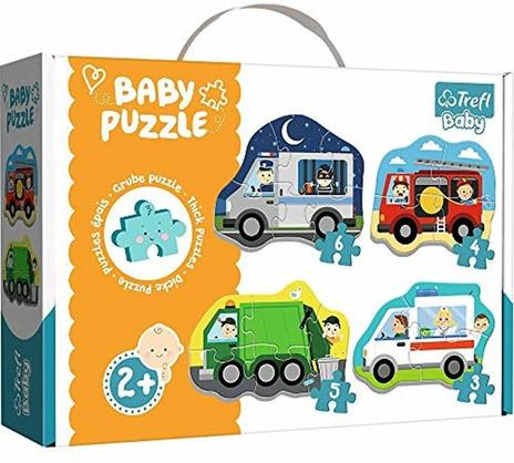 Trefl Puzzle Baby Classic Pojazdy I Zawody - 2