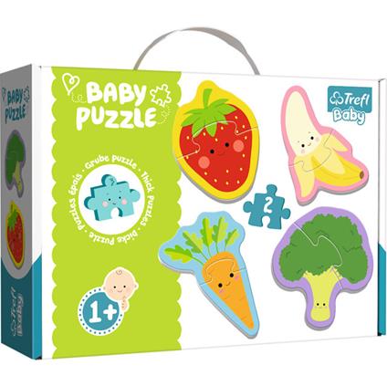 4 Puzzle In 1 Baby Classic Frutta E Verdura