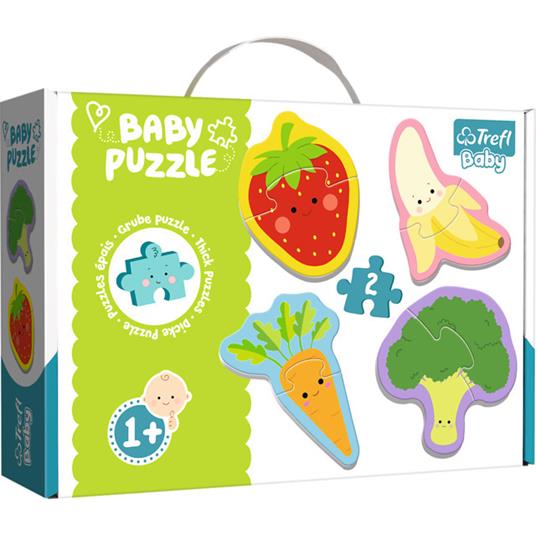 4 Puzzle In 1 Baby Classic Frutta E Verdura