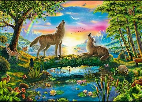 Puzzle da 500 Pezzi - Lupine nature - 2