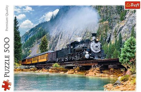 Puzzle da 500 Pezzi - Mountain Train - 3