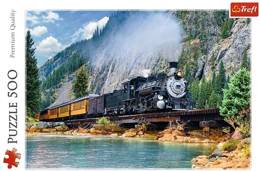 Puzzle da 500 Pezzi - Mountain Train - 3