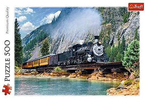 Puzzle da 500 Pezzi - Mountain Train - 6