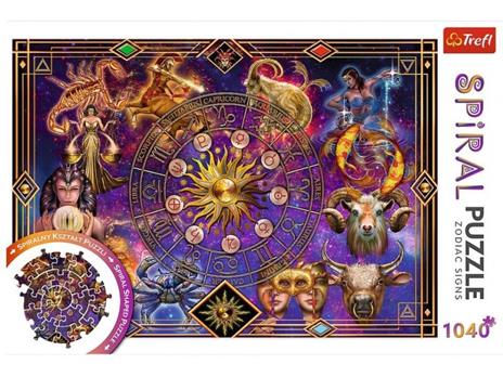 Puzzles - 1040 - Spiral Puzzle - Zodiac signs - 2