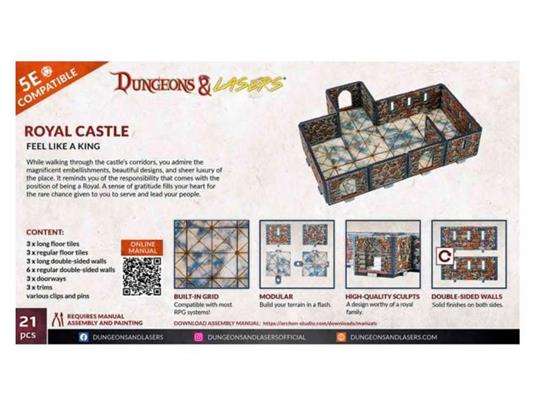 D&L ROYAL CASTLE Miniature E Modellismo Archon Games