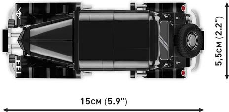 COBI- mattoncini, Colore Nero, 2266 - 4