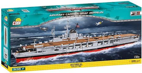 4826 AIRCRAFT CARIER GRAF ZEPELIN 3136PCS C4826 WWII
