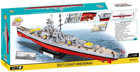 Cobi: World War Ii - Warships  Gneisenau  2426 Pcs