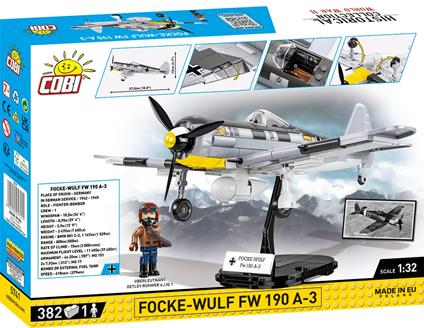 Cobi: World War Ii Fockewulf Fw 190 A3 377 Pcs