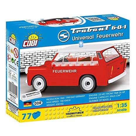 Cobi Cars Trabant 601 Universal Vvf 77 Pcs - 2