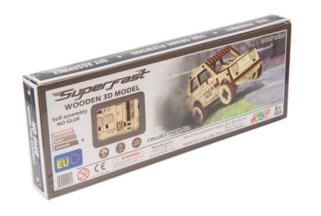 WOODEN.CITY RALLY CAR 3 puzzle 3D - 5