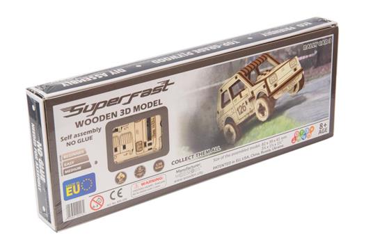 WOODEN.CITY RALLY CAR 3 puzzle 3D - 5