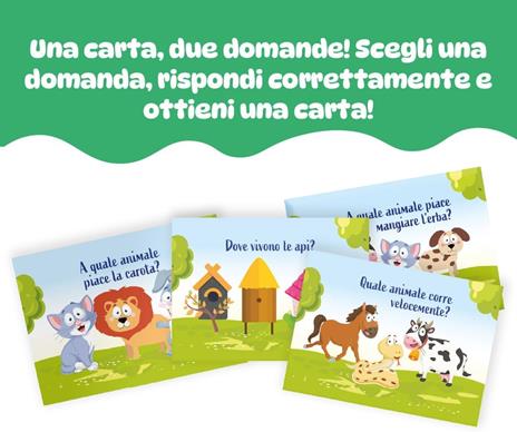 KANGUR Bambini Contro Genitori – Indovinelli 4+ – Gioco Di Carte Educativo Per Bambini – 50 Carte Con Indovinelli Illustrati - 5