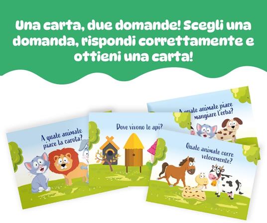 KANGUR Bambini Contro Genitori – Indovinelli 4+ – Gioco Di Carte Educativo Per Bambini – 50 Carte Con Indovinelli Illustrati - 5