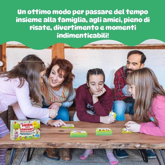 KANGUR Bambini Contro Genitori – Indovinelli 4+ – Gioco Di Carte Educativo Per Bambini – 50 Carte Con Indovinelli Illustrati - 6